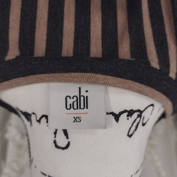 EUC: Cabin Asymmetrical Striped Mini Dress orTunic Top fits many sizes! XS-Large - Picture 4 of 4